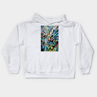 Color Ripples Kids Hoodie